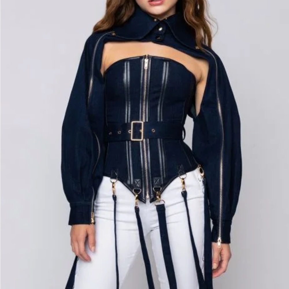 COPY - Two Piece Denim Corset